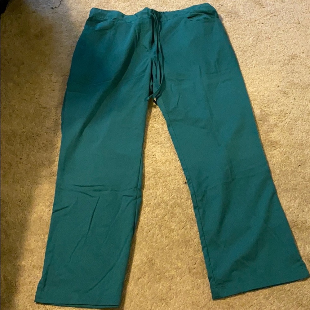 Hunter green scrub bottoms